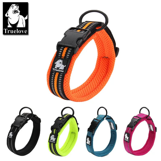 Truelove Adjustable Mesh Padded Dog Collar