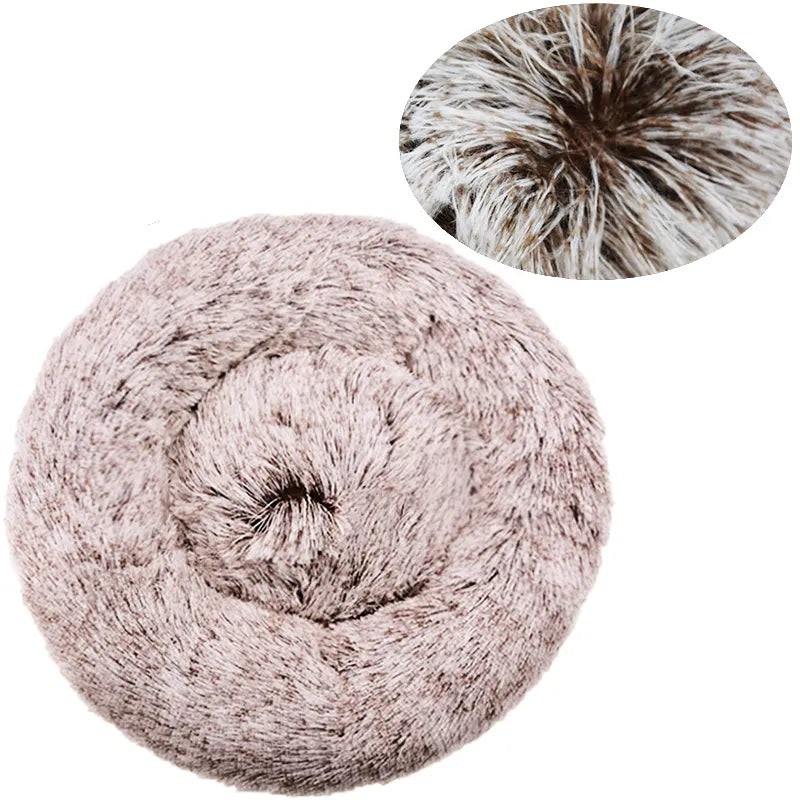 The calming anti-stress round dog bed