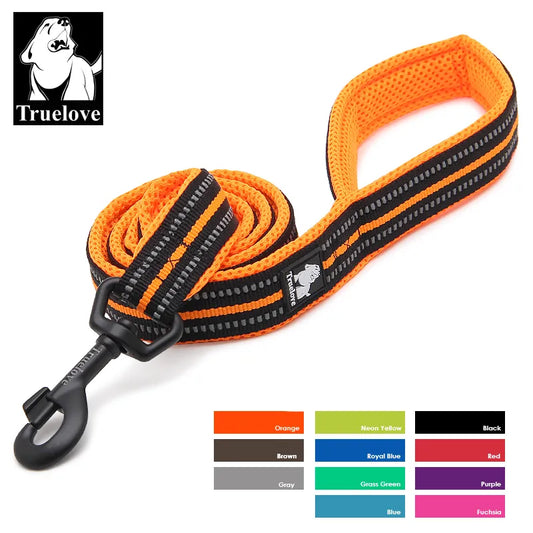 Truelove Padded and Reflective Nylon Mesh Dog Lead