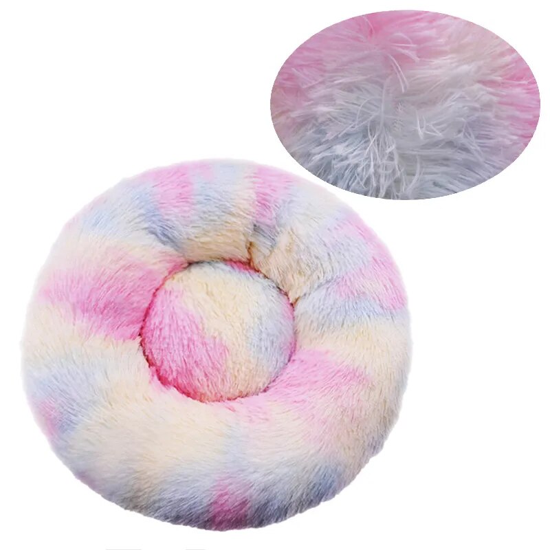 The calming anti-stress round dog bed